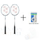 Combipakket Yonex Voltric Power Storm + AC102 (3-pak)