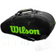 Wilson Super Tour 2 Comp Large Zwart/Groen