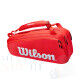 Wilson Super Tour 6 Pack Rood